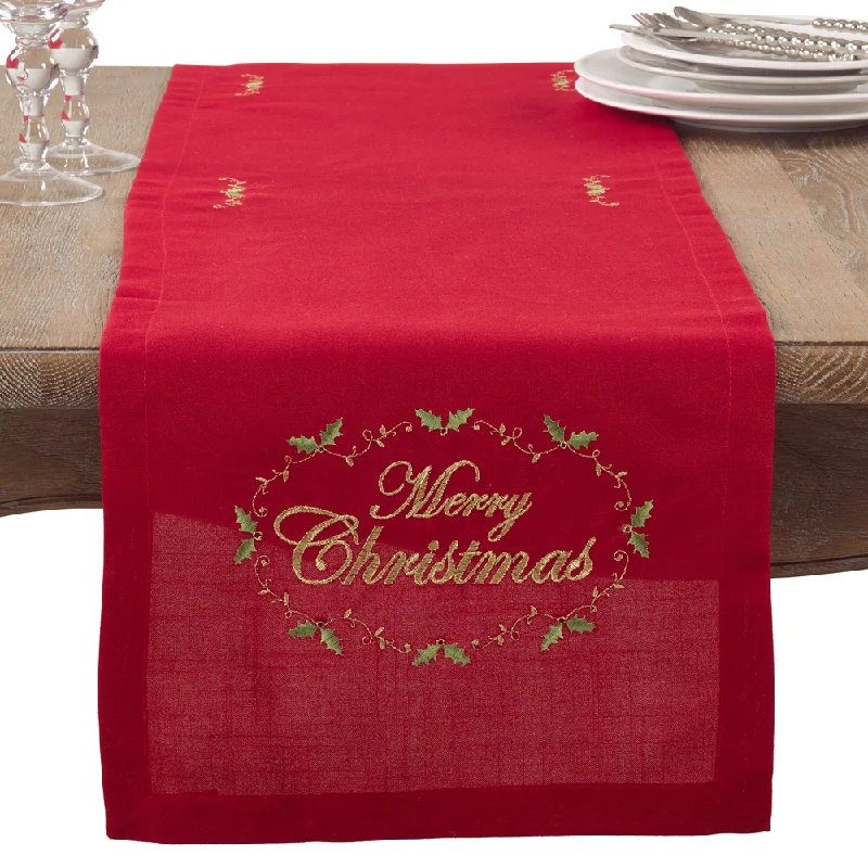 14" X 72" Merry Christmas Runner