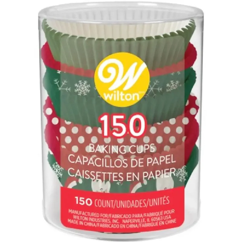 Christmas Various Standard Baking Cups | 150 ct