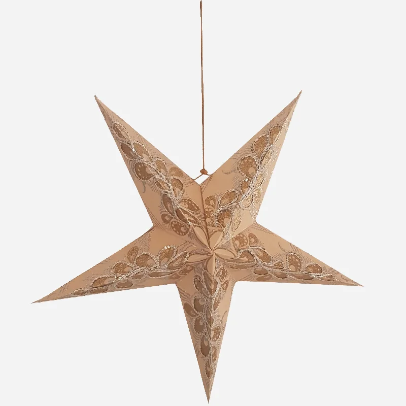 Gold Pointed Decorative Star