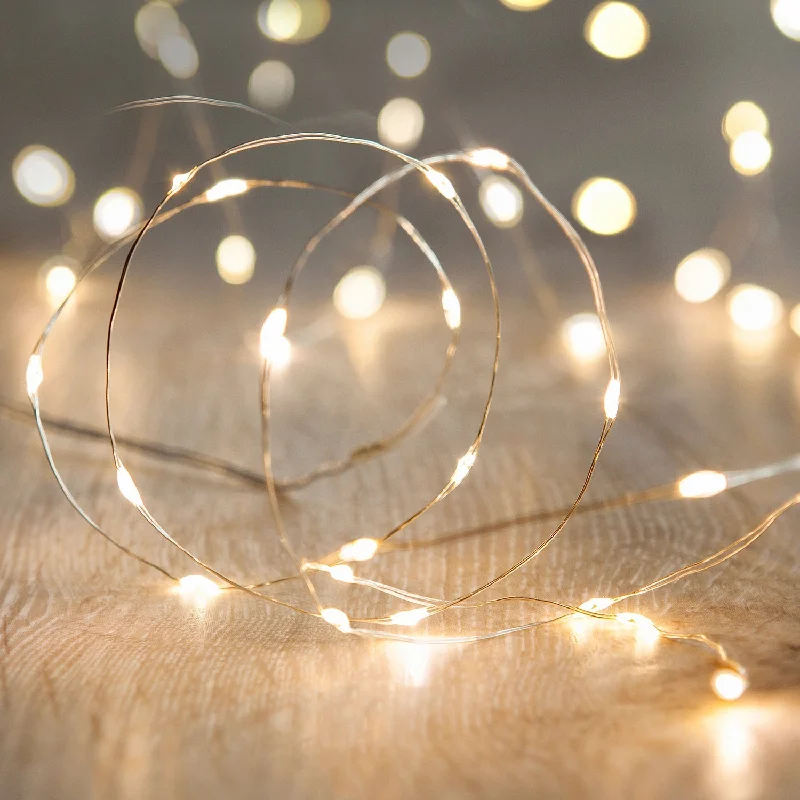 6 Set of 20 Warm White Micro Fairy Lights