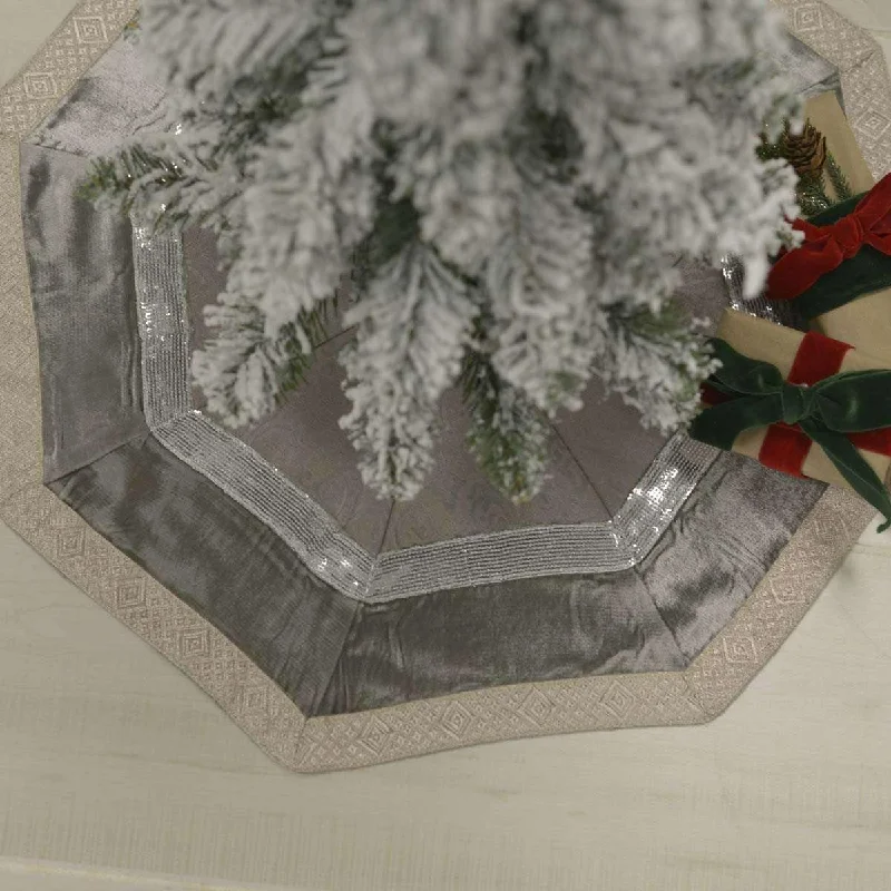 Allura Christmas Tree Skirt 48 VHC Brands