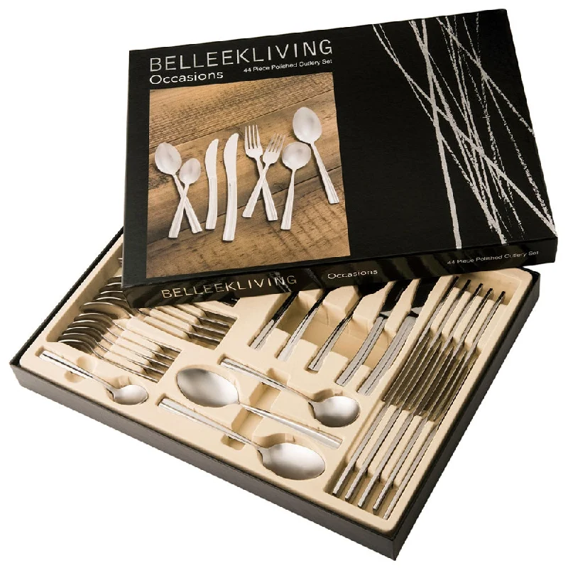 Belleek Living Occasions 44 Piece Cutlery Set