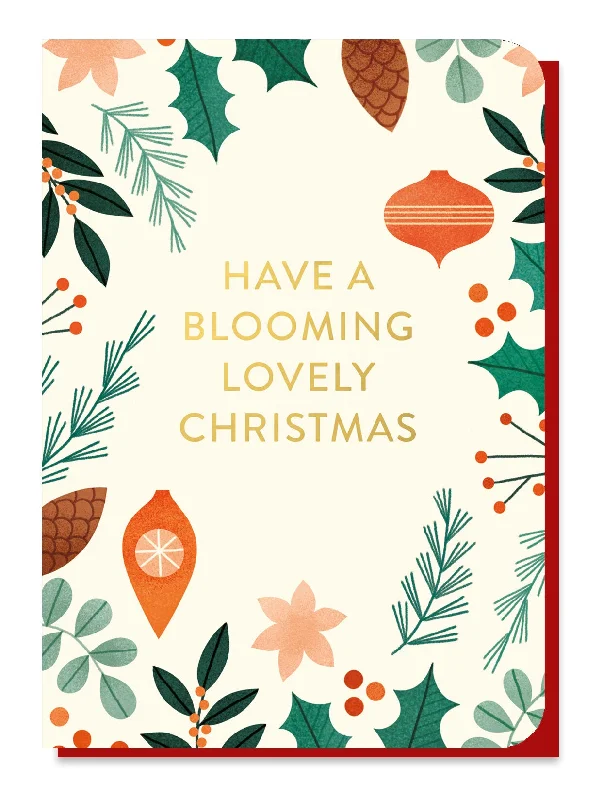 Blooming Lovely Christmas Tree Seedstick Card