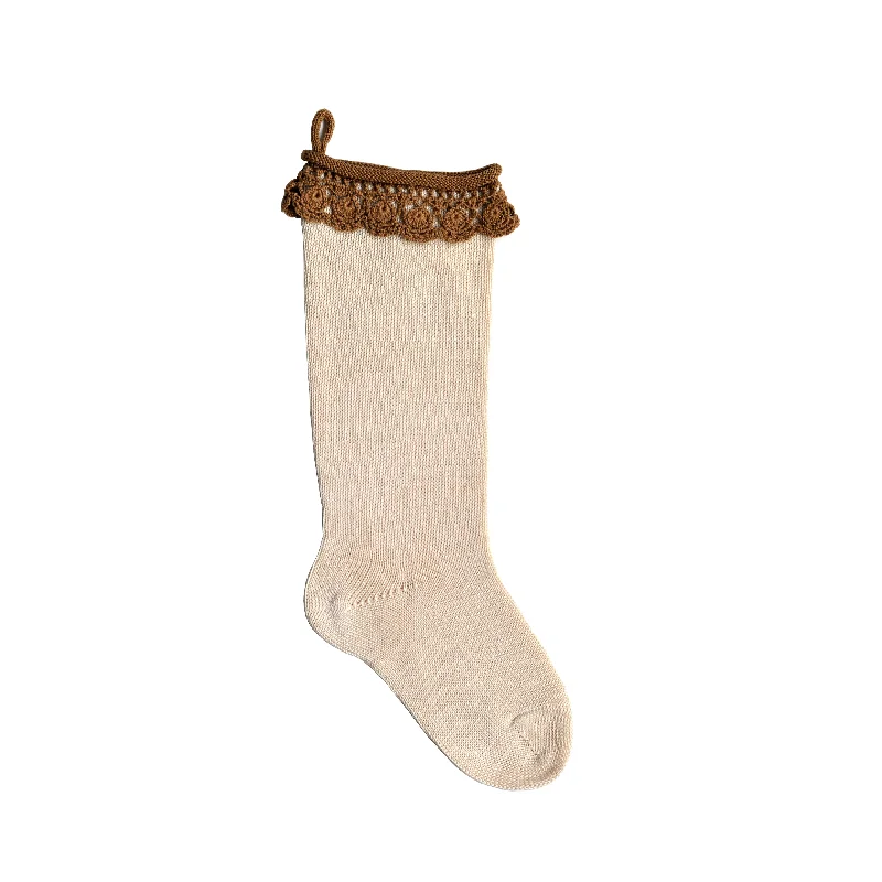 Boho Stocking in Cocoa