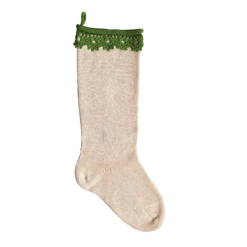 Boho Stocking in Mint