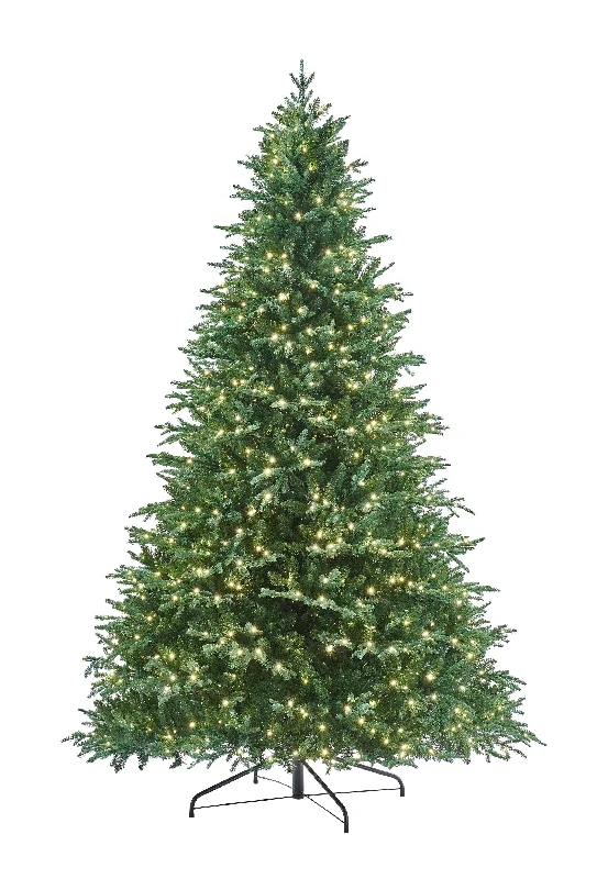 Bosk 7.5ft Pre-lit Rivington Fir Life-Like Artificial Christmas Tree with 750 LED Lights