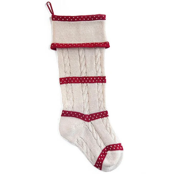 Cable-Knit Stocking