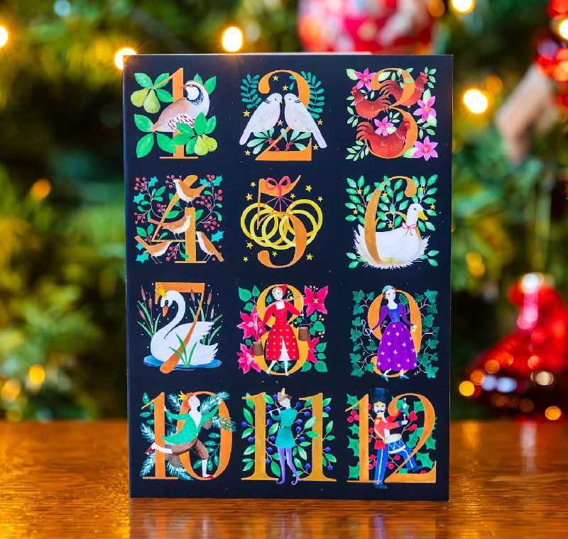 Christmas Card 8 Pack: The Twelve Days Of Christmas