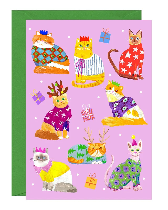 Christmas Cats Card