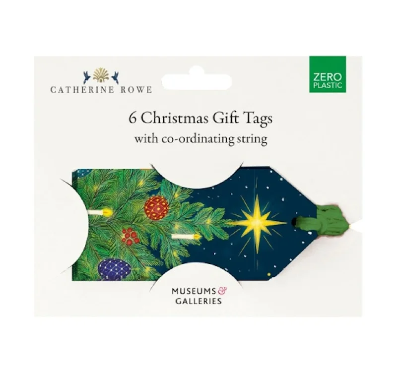 Christmas Gift Tags: Celestial Christmas Trees