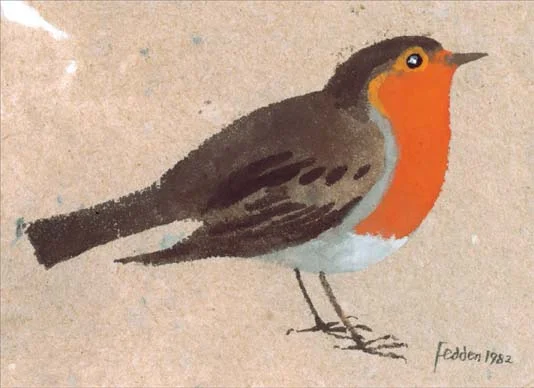 Christmas Robin Card, Pack of 6