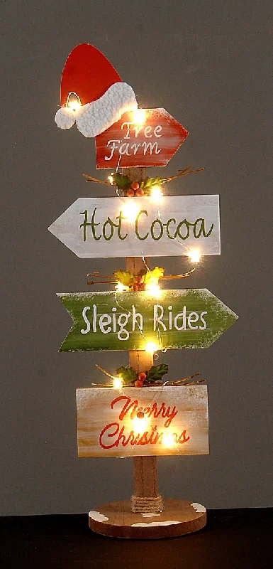 Christmas sign w\led 60cm (95222)