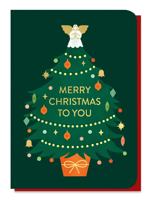 Christmas Tree Seedstick Card