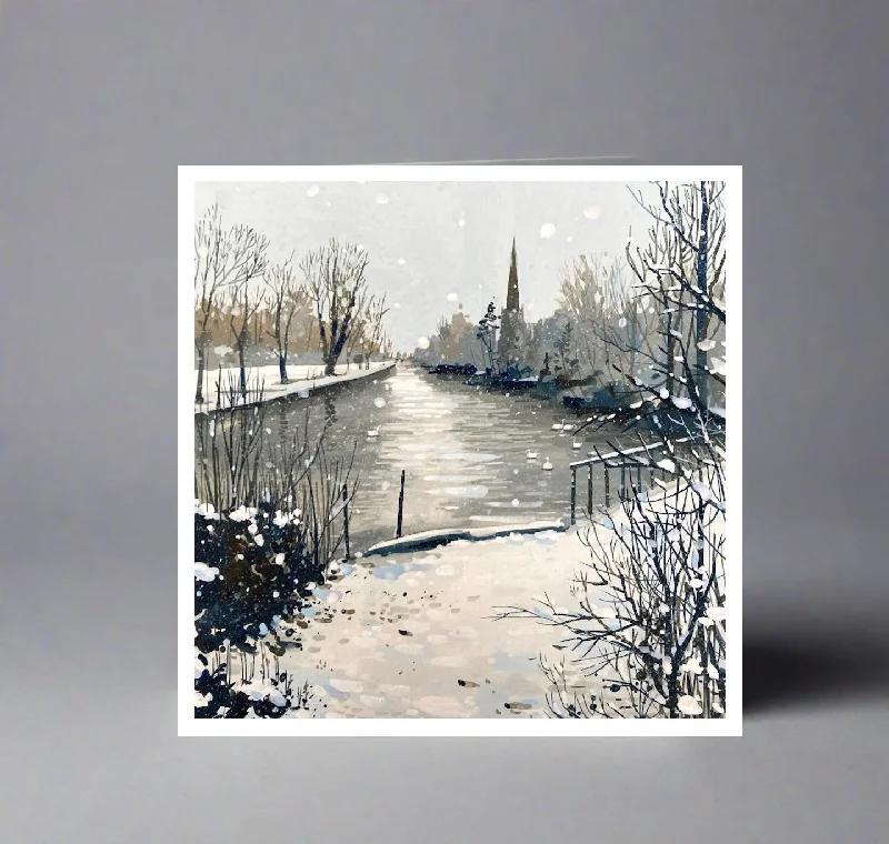 Greeting Card: December, Stratford-upon-Avon