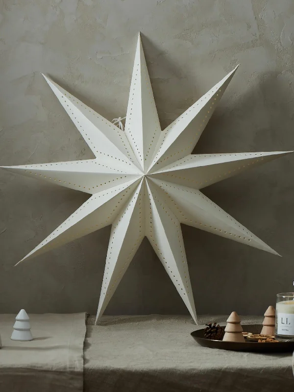 Antique White Detailed Paper Star