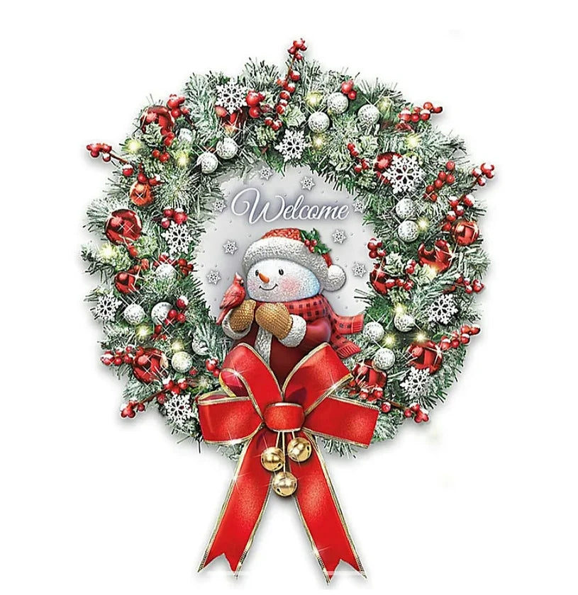 Diamond Art Christmas Wreath