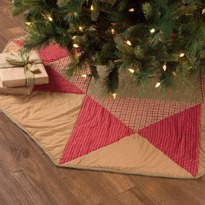 Dolly Star Christmas Tree Skirt 55 VHC Brands