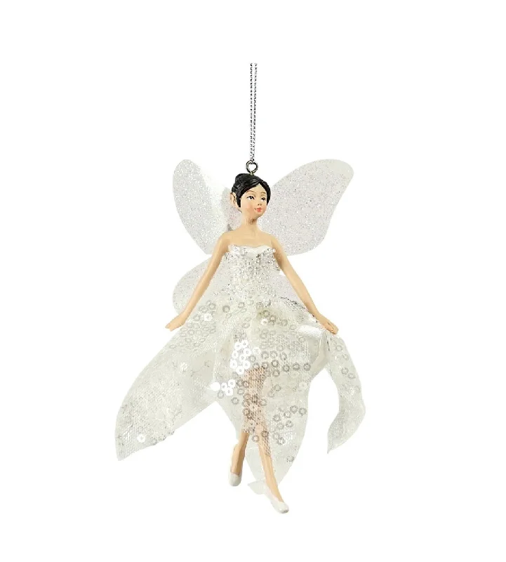 Fabric Decoration Fairy White