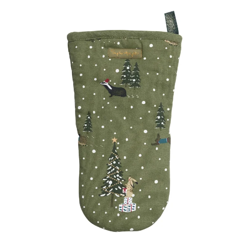 Festive Forest Oven Mitt