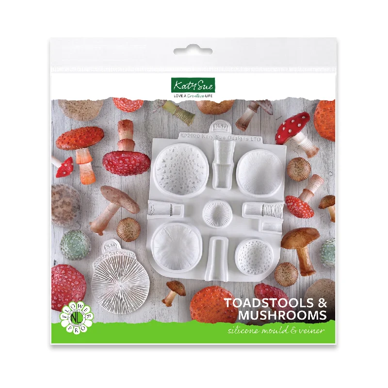 Flower Pro Toadstools and Mushrooms Mould and Veiner