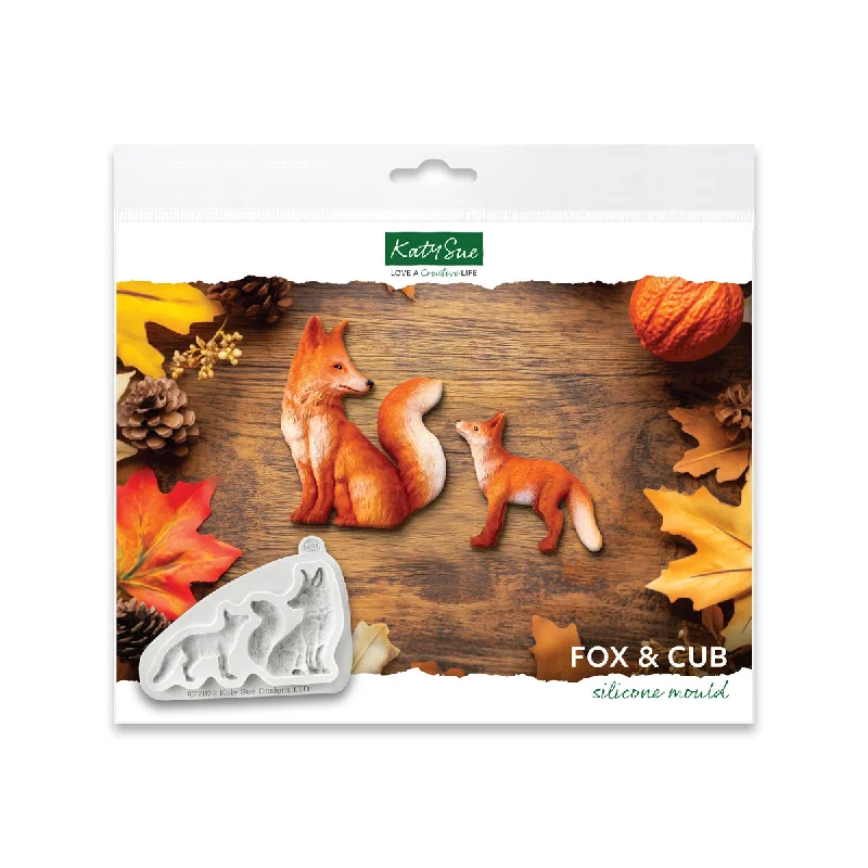 Fox and Cub Silicone Mould