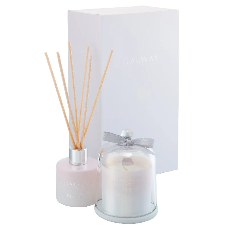 Galway Crystal Cotton and Cherry Blossom Gift Set