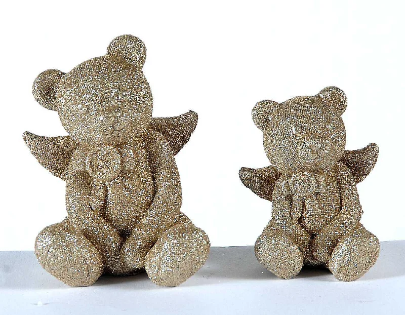 Gold Polyresin Bear - 2 sizes