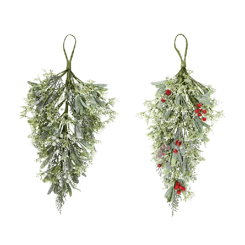 Icy Mistletoe Berry Hanger Asst