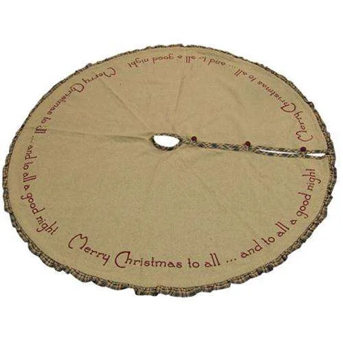 Merry Christmas Tree Skirt, 48"