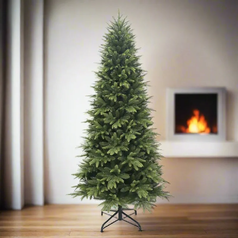 7ft Slim Parque Green Artificial Christmas Tree