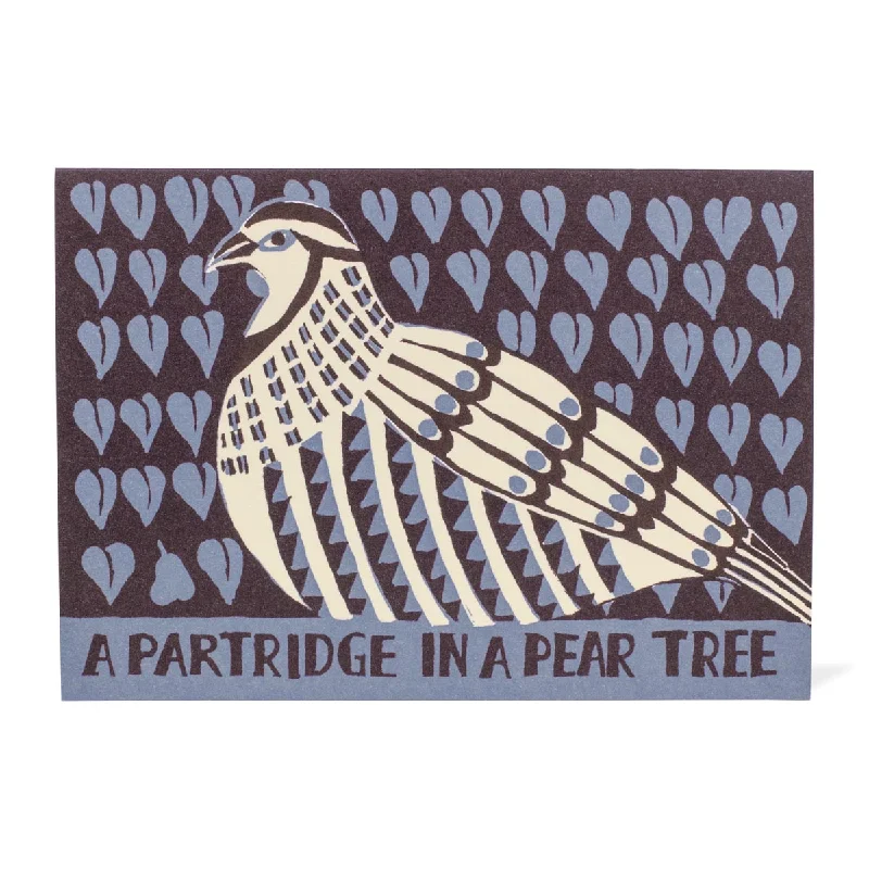 Partridge In A Pear Tree Christmas Card