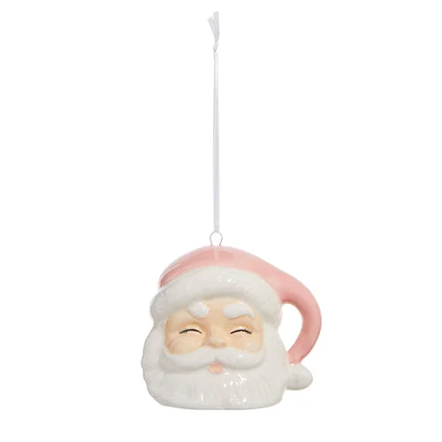 *RAZ Exclusive* Pink Santa Ornament 3.5" (4319046)