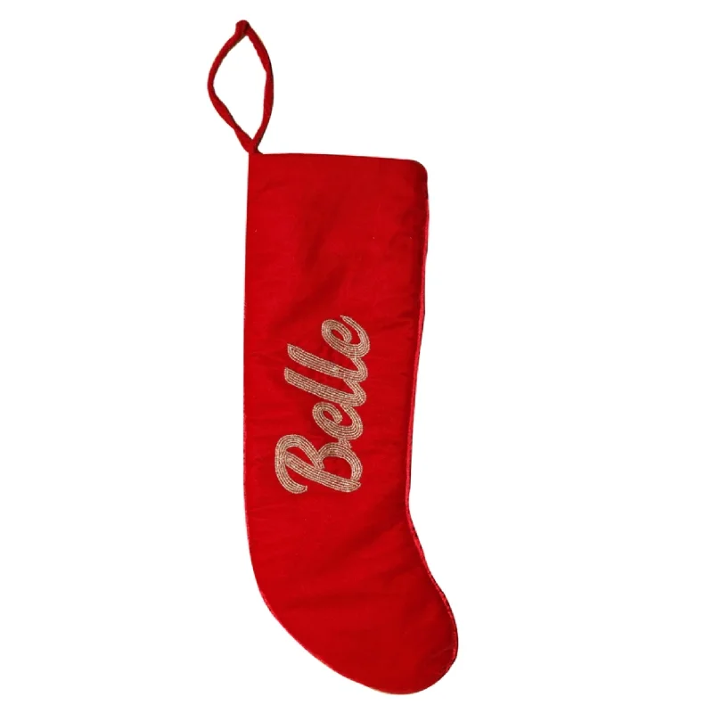 Red Personalized Christmas Stocking