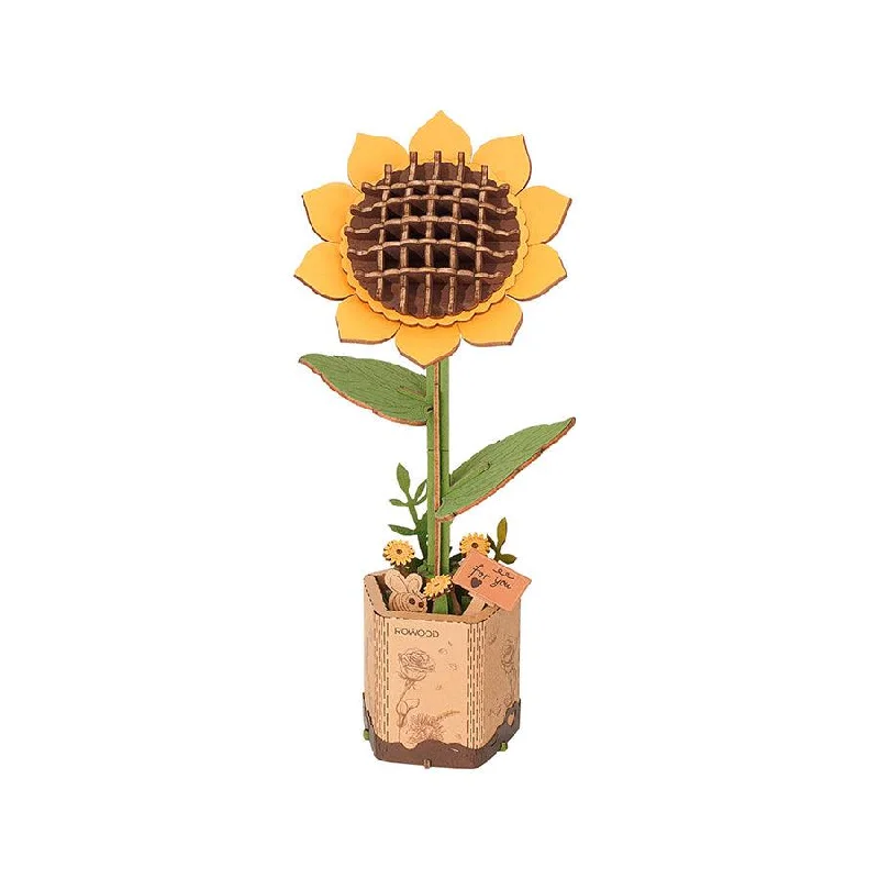 ROBOTIME Roka Wooden Puzzle Sunflower