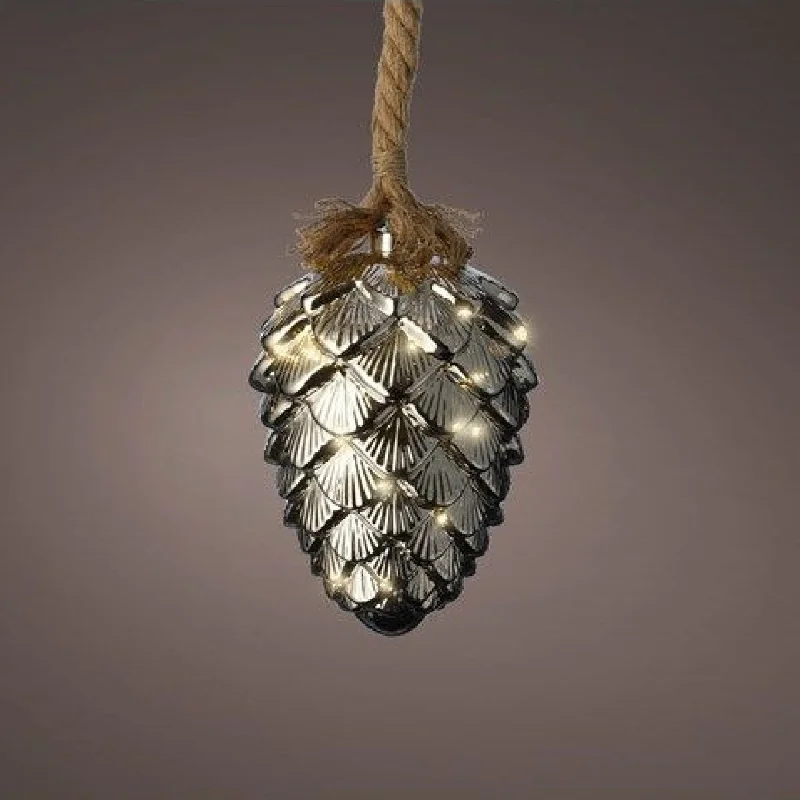 Rope Light Pine Cone