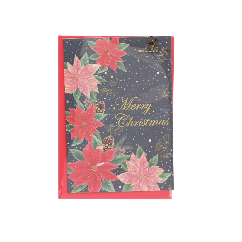 SANRIO Xmas Card - Poinsettia