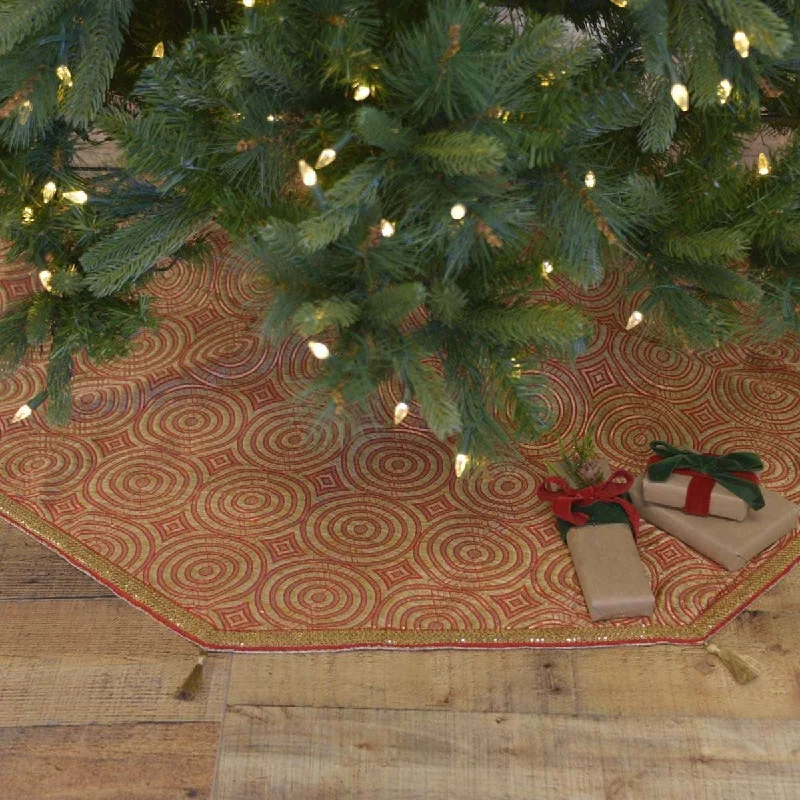 Soleil Christmas Tree Skirt 55 VHC Brands