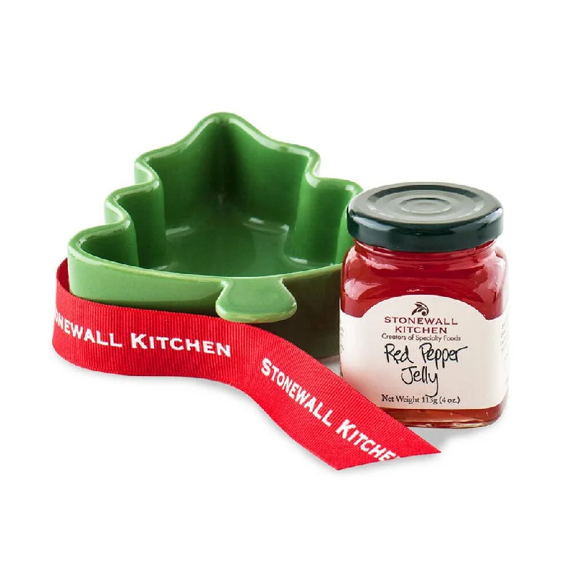 Stonewall Kitchen : Red Pepper Jelly Tree Ramekin