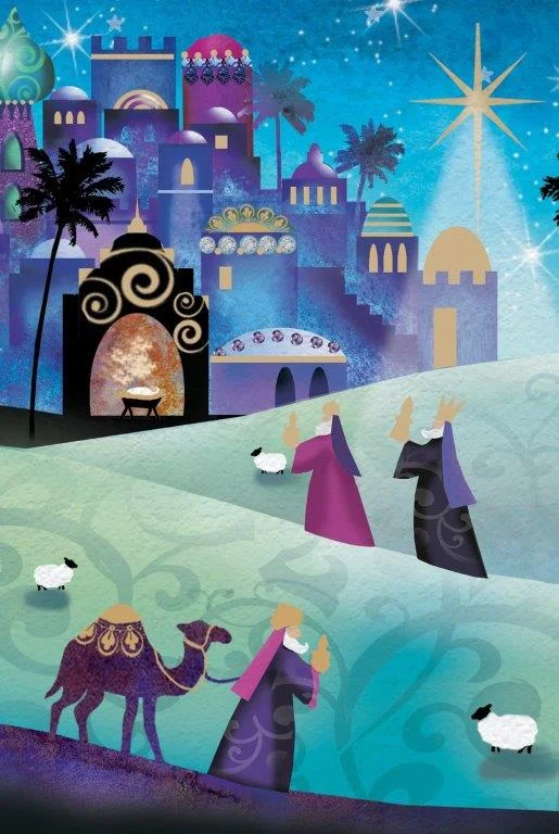 Three Kings pack of 10 Christmas cards