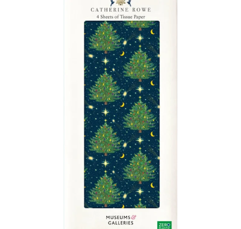 Tissue Paper: Celestial Christmas Trees