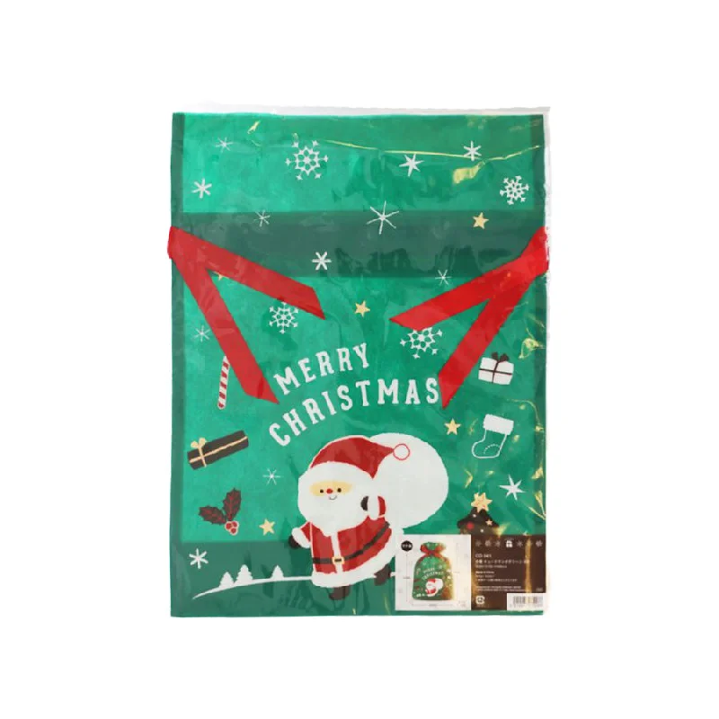 TSUTSUMU Xmas Grab Gift Bag - Cute Santa Green  (15g)