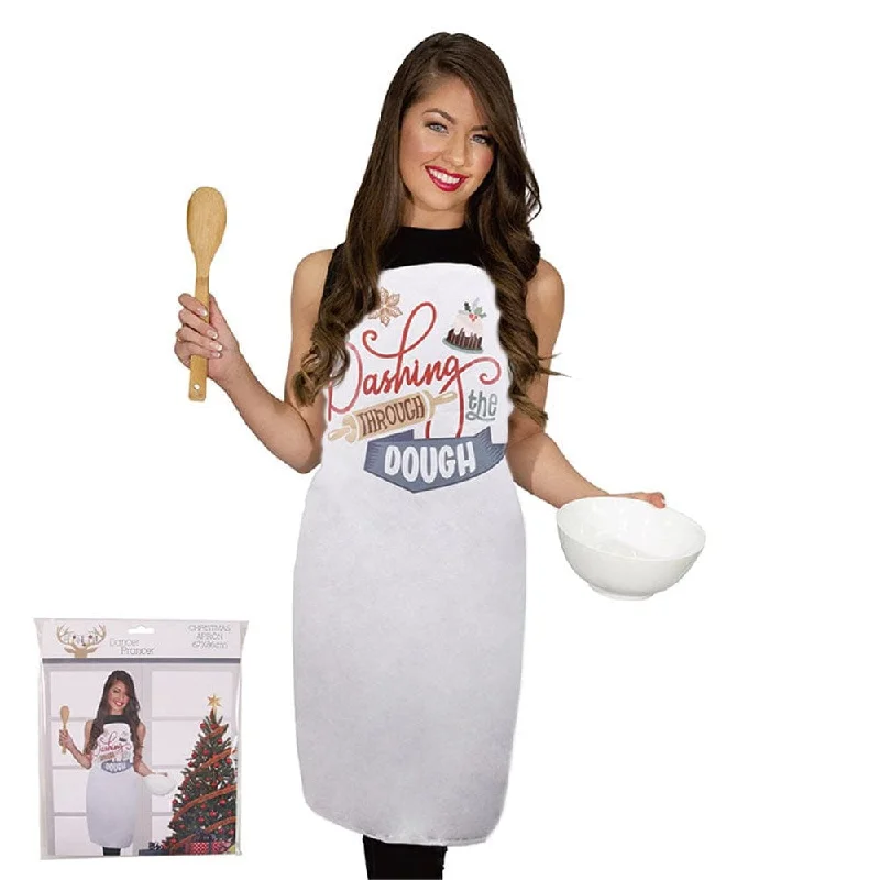 White Christmas Apron