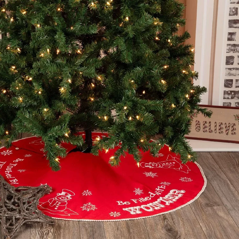 Winter Wonderment Christmas Tree Skirt 48 VHC Brands