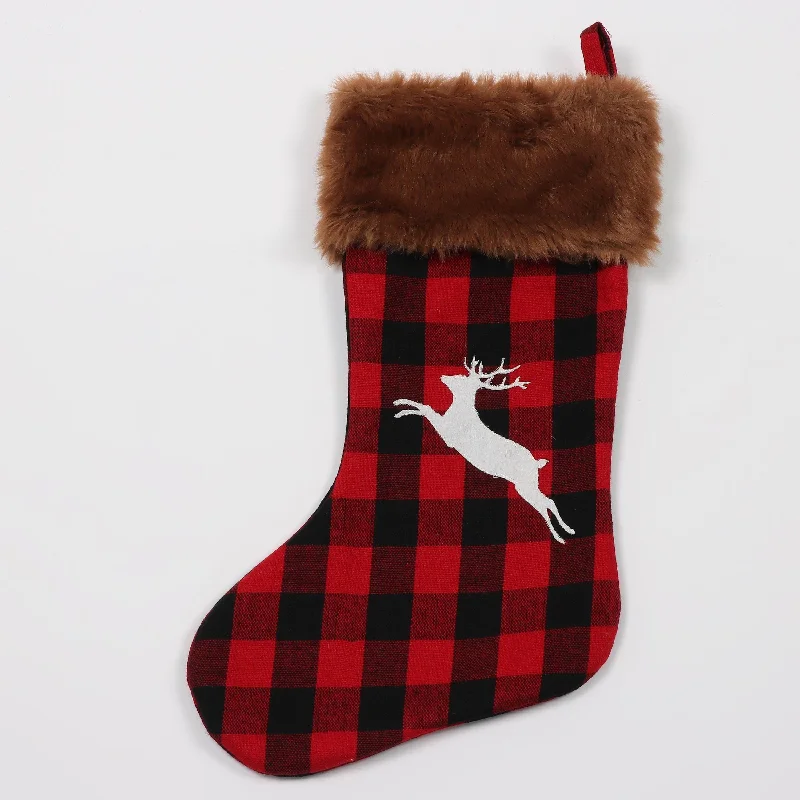 Christmas Stockings with Reindeer