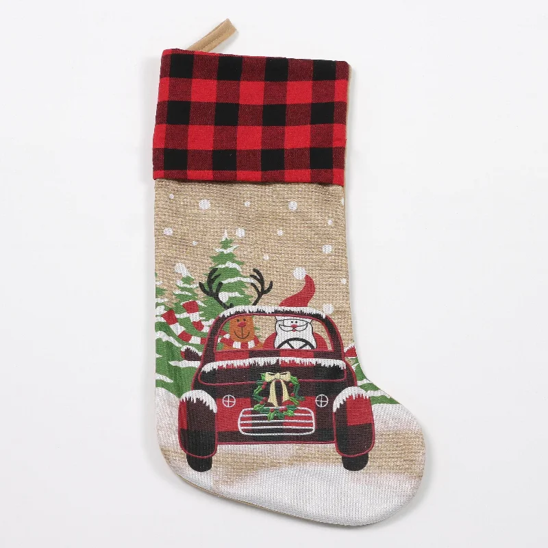 Christmas Stockings with Truck