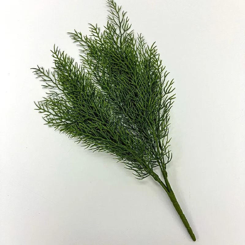 Winter Greenery Faux Cypress Bush Spray - 19"