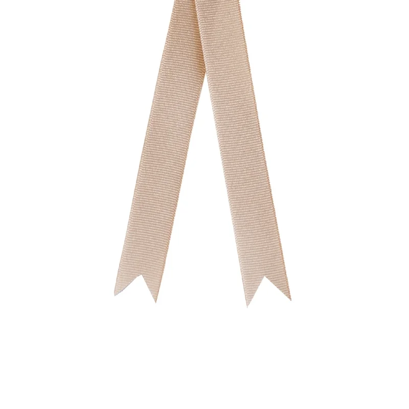 Small Ribbon - Plain Grosgrain - Champagne