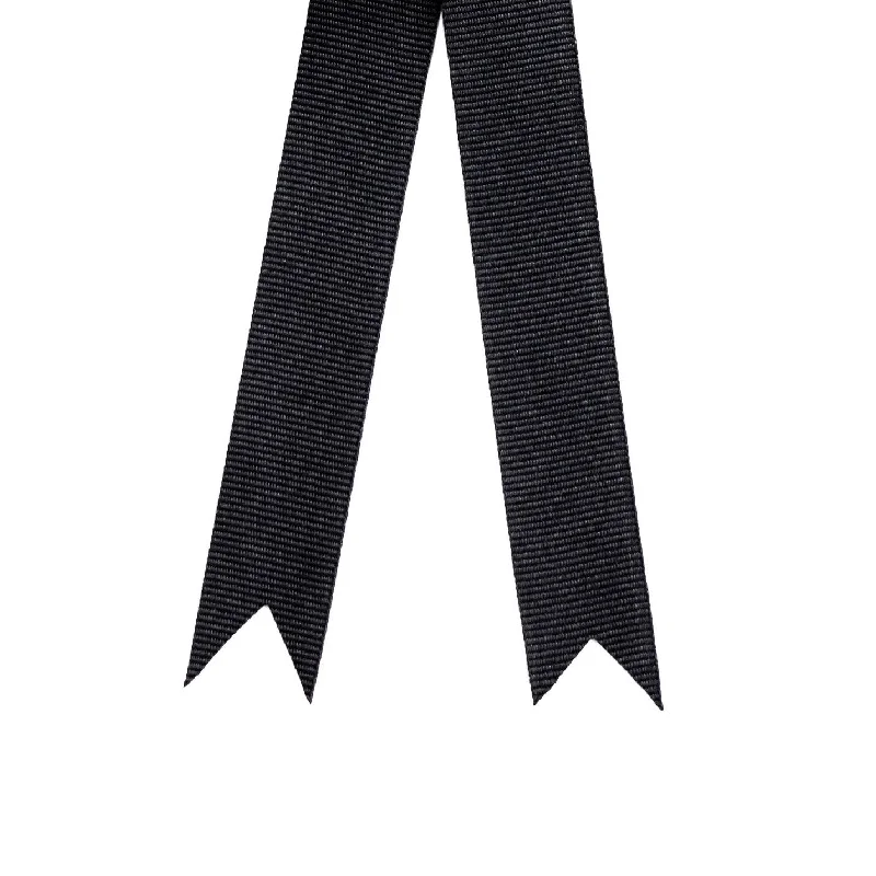 Small Ribbon - Plain Grosgrain - Black