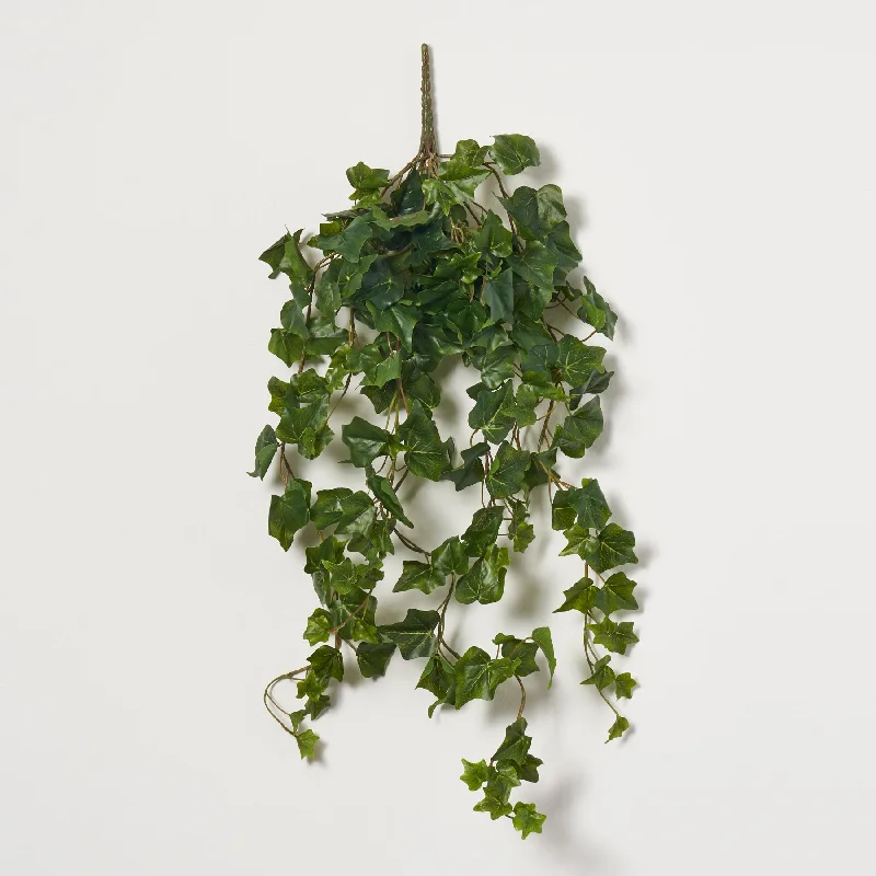 Hanging Green Ivy Leaf Foliage All Seasons Greenery Bush Spray - 31"