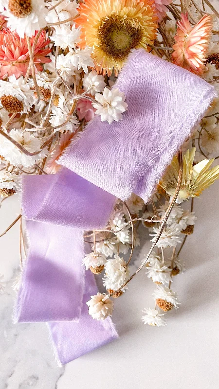 Lilac Cotton Ribbon